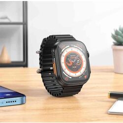 Ceas inteligent Hoco Y12 Ultra (Black) Thumb
