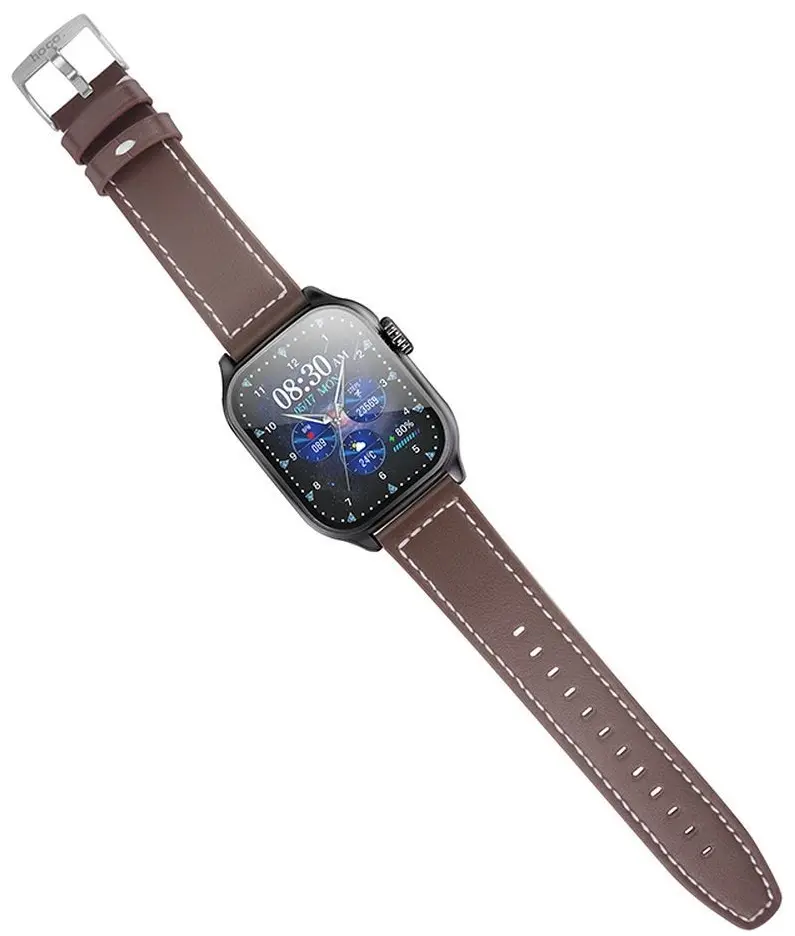 Смарт-часы Hoco Y17 (Black/Brown)
