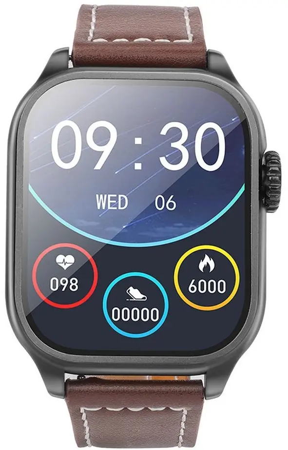 Смарт-часы Hoco Y17 (Black/Brown)