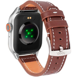 Ceas inteligent Hoco Y17 (Silver/Brown) Thumb