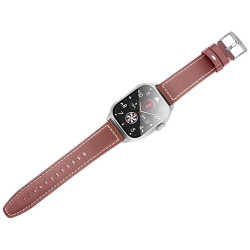 Ceas inteligent Hoco Y17 (Silver/Brown) Thumb