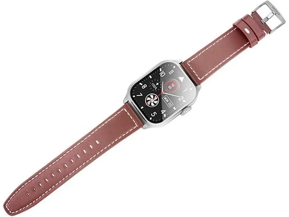 Ceas inteligent Hoco Y17 (Silver/Brown)