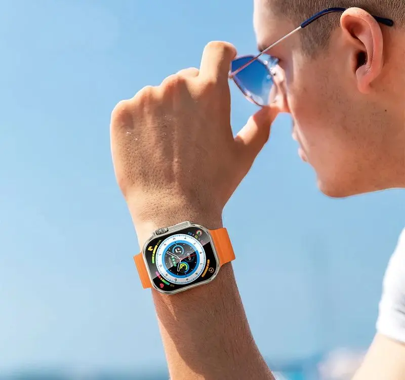 Ceas inteligent Hoco Y23 Ultra Call Version (Titanium Gold)