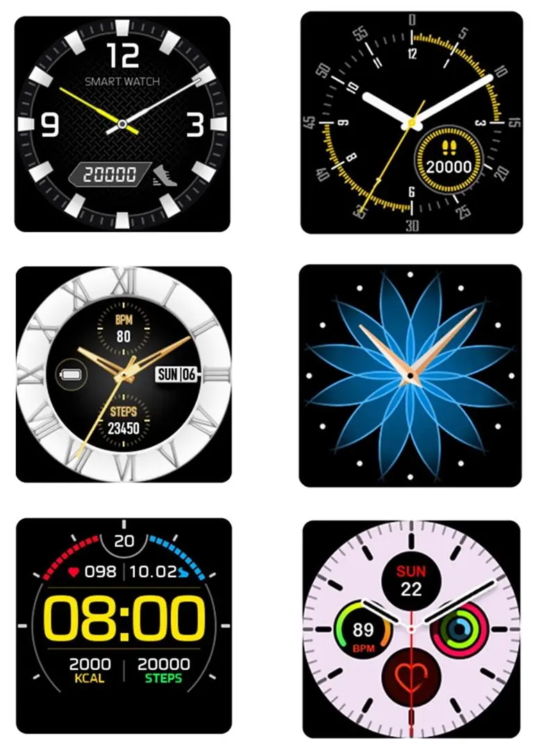 Ceas inteligent Home SMW FIT (Black) - 3