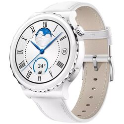 Ceas inteligent Huawei Watch GT 3 Pro 43mm (White Leather)