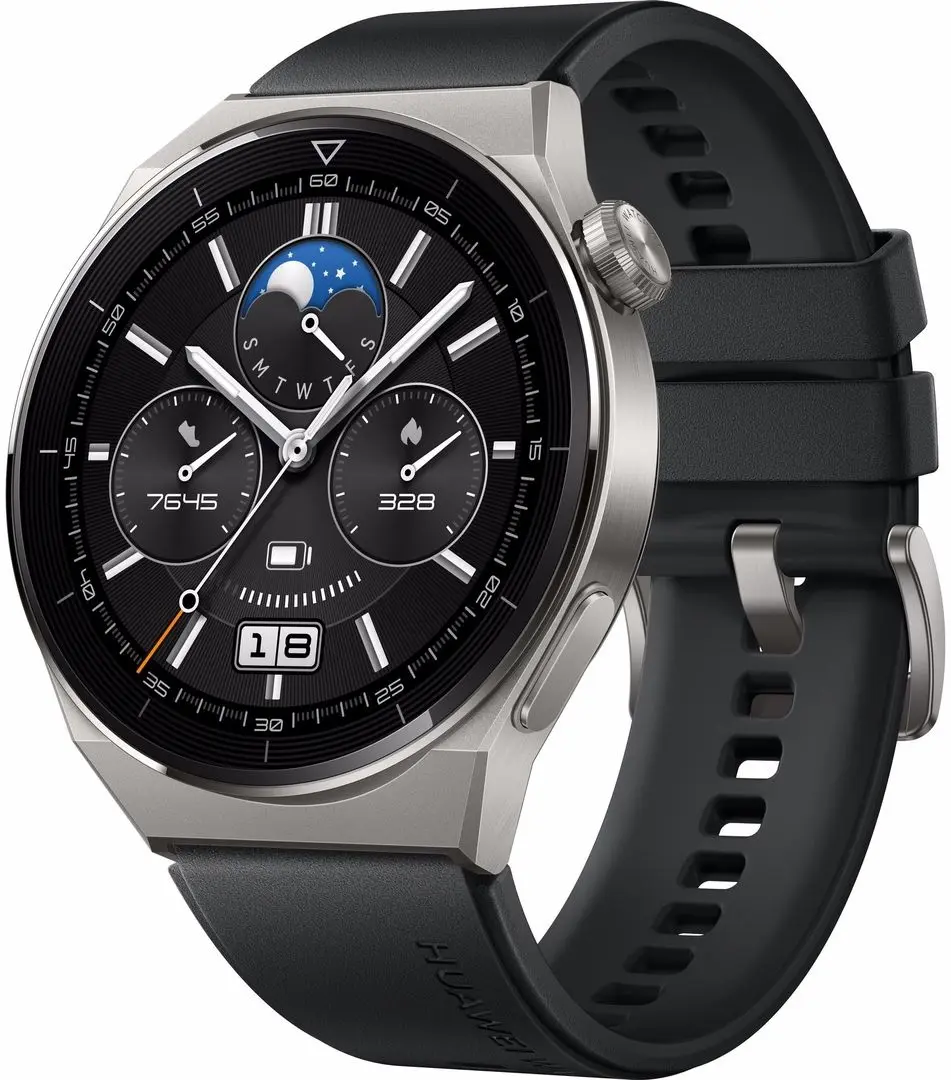 Ceas inteligent Huawei Watch GT 3 Pro Titanium (Black)