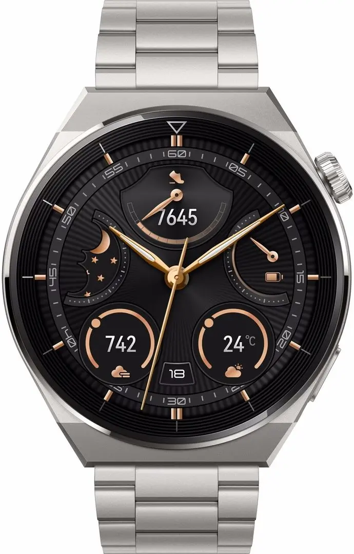 Ceas inteligent Huawei Watch GT 3 Pro Titanium (Silver)