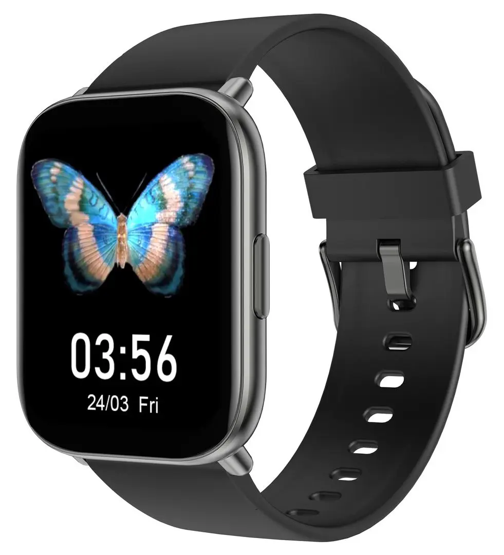 Ceas intelegent KingWear KW80 (Black)