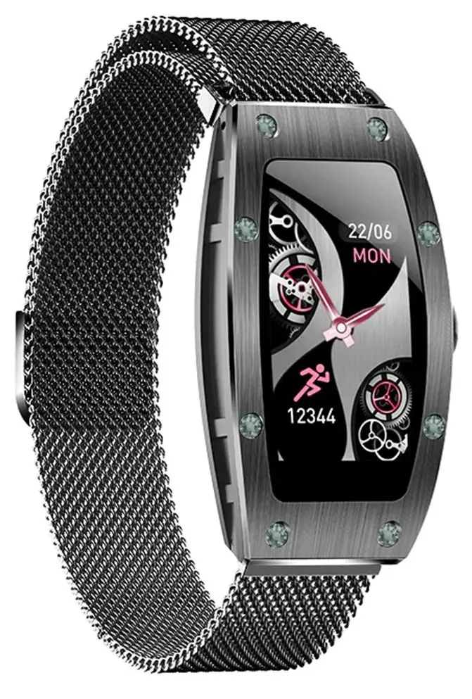 Смарт-часы Kumi K18 Svarovski (Black)