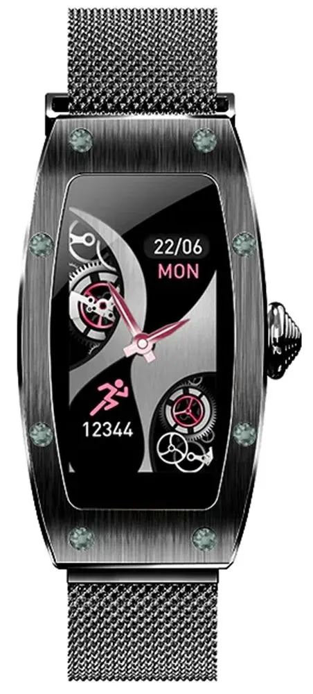 Смарт-часы Kumi K18 Svarovski (Black)