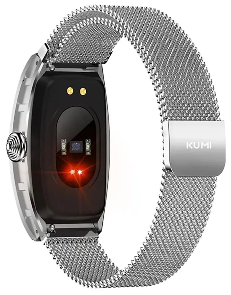 Ceas inteligent Kumi K18 Svarovski (Silver)