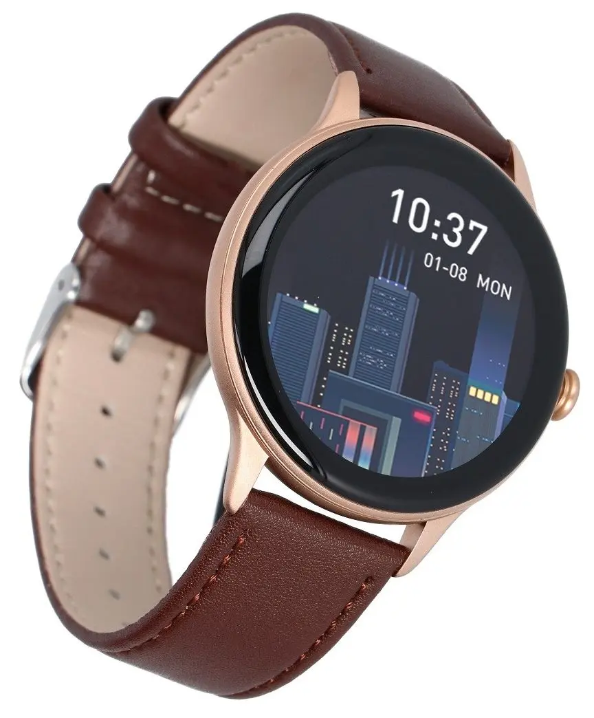 Ceas inteligent Maxcom Vanad FW48 (Satin/Gold)