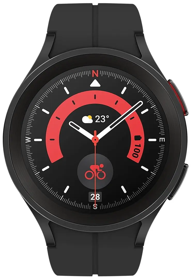 Ceas inteligent Samsung Galaxy Watch 5 Pro SM-R920 45mm (Black Titanium)