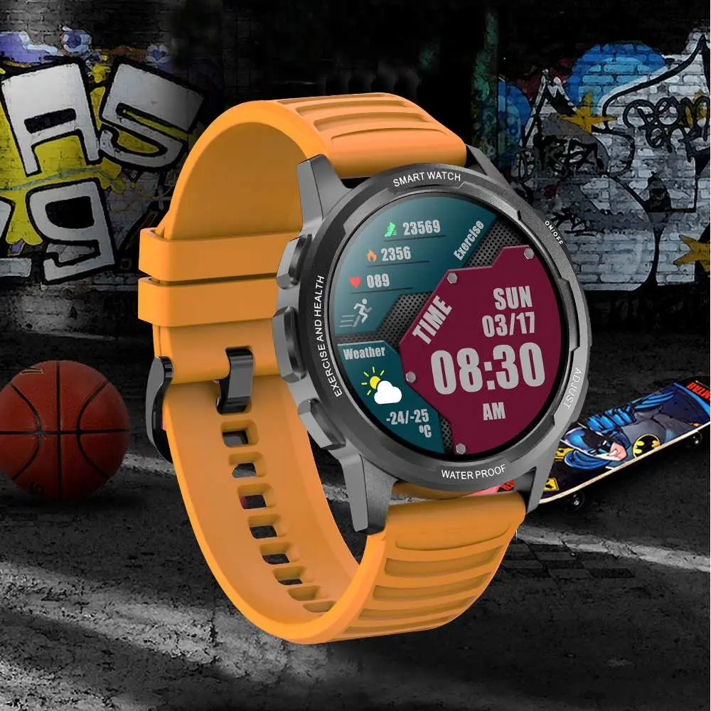 Смарт-часы Senbono X28 (Black/Yellow)