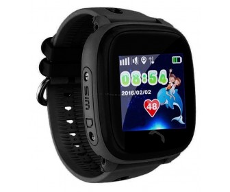 Ceas inteligent pentru copii Smart Baby Watch W9 (Black)