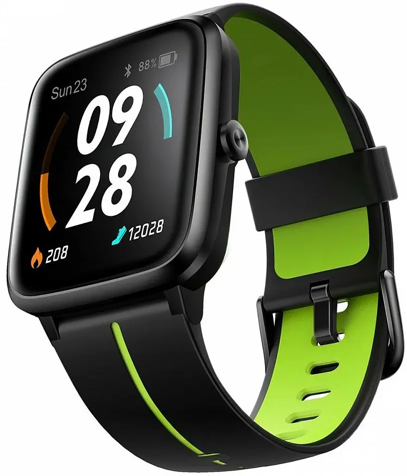 Ceas inteligent Ulefone Watch GPS (Black/Green) - 3