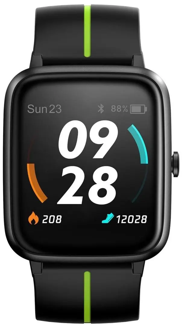 Ceas inteligent Ulefone Watch GPS (Black/Green)