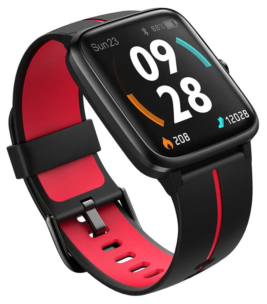 Ceas inteligent Ulefone Watch GPS (Black/Red) - 3