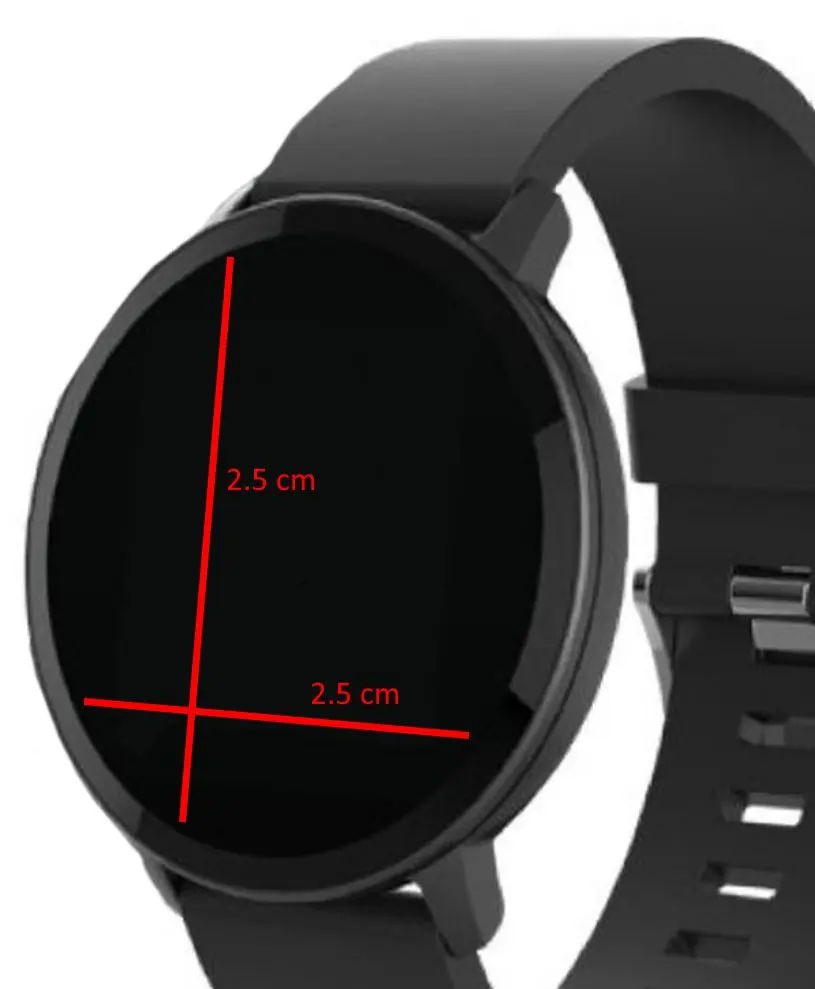 Ceas inteligent Umbro 473697 (Black) - 3