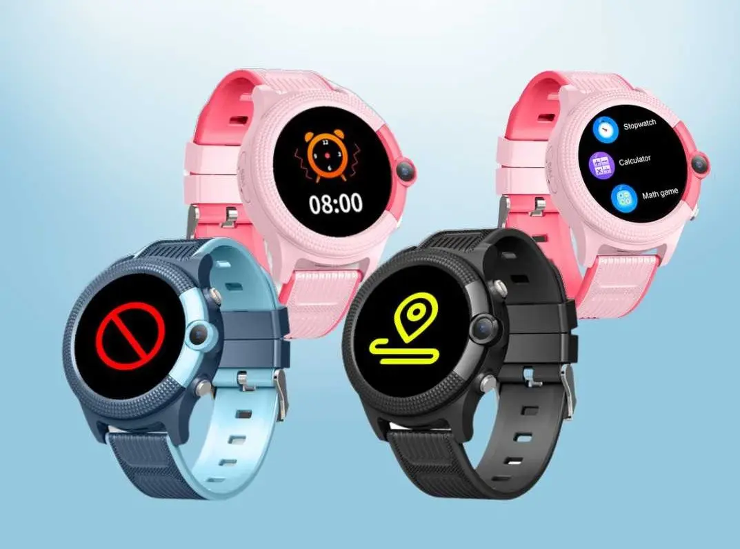 Ceas inte ligent pentru copii Wonlex CT04 (Black)