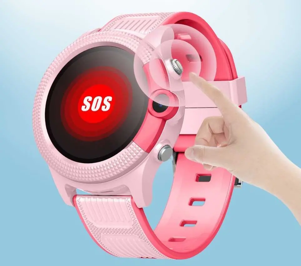 Ceas inteligent pentru copii Wonlex CT04 (Pink)