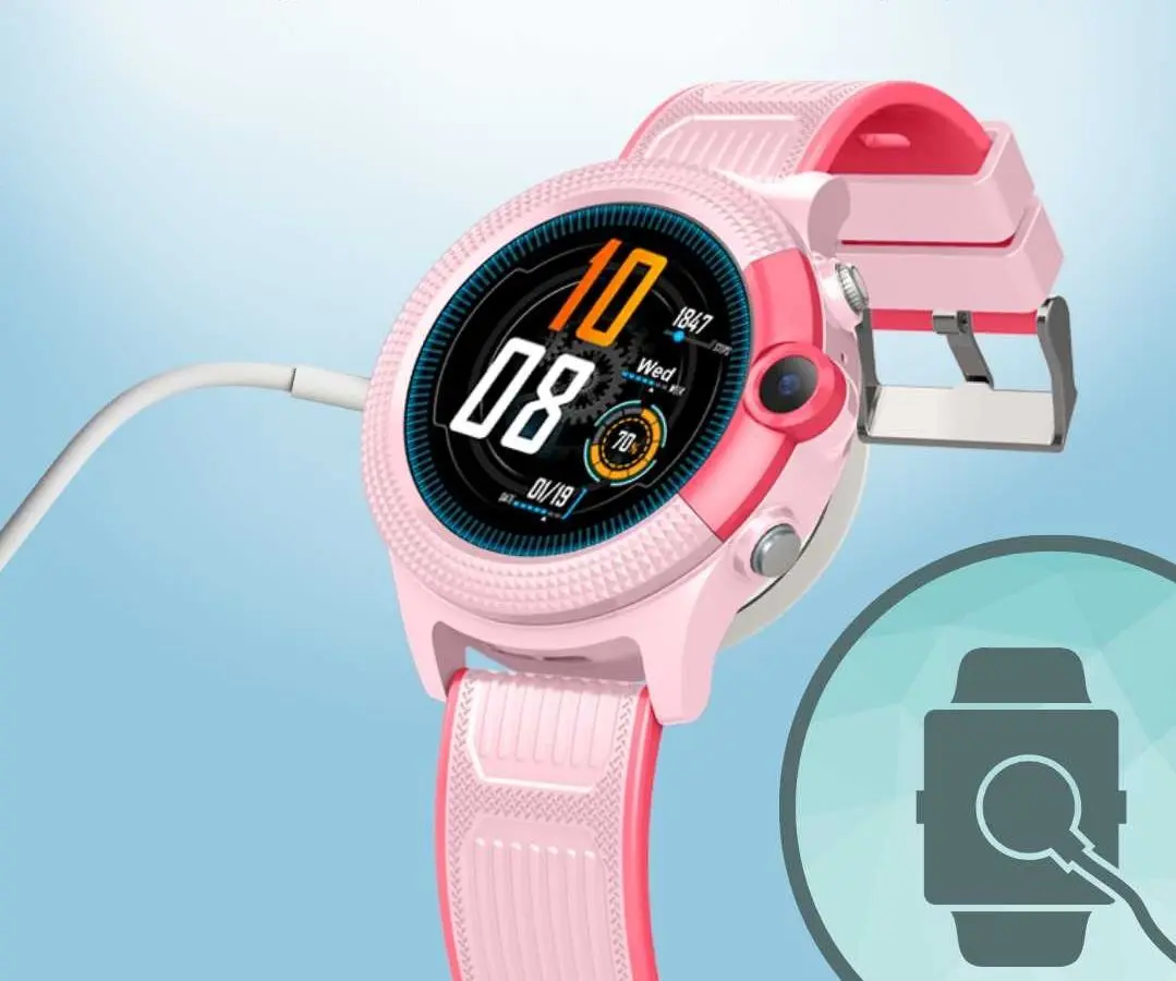 Ceas inteligent pentru copii Wonlex CT04 (Pink)