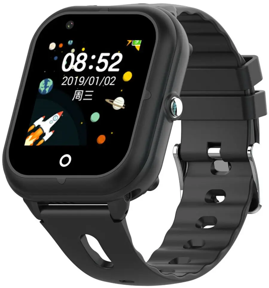 Ceas inteligent pentru copii Wonlex CT07S (Black)