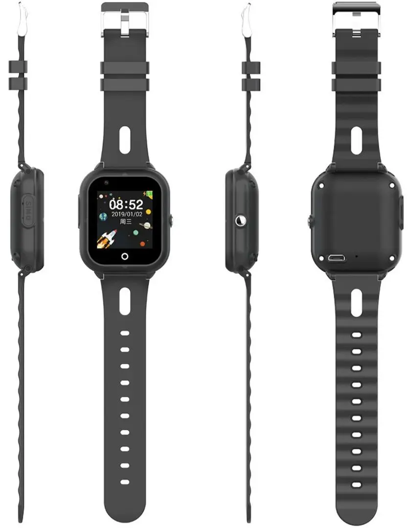 Ceas inteligent pentru copii Wonlex CT07S (Black)