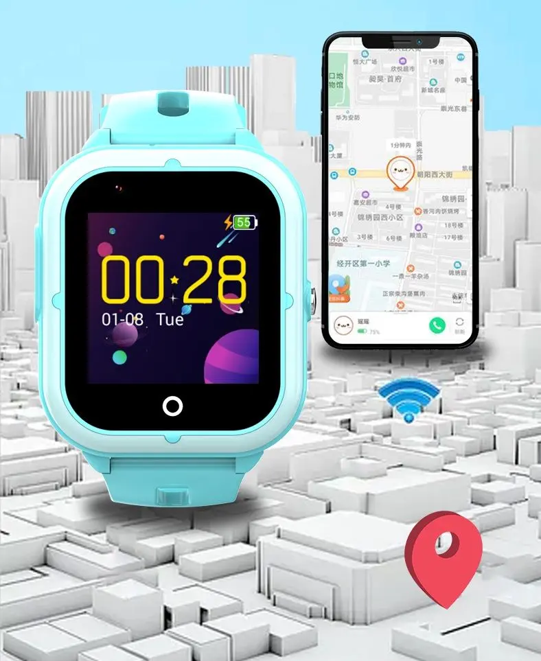 Смарт-часы детские Wonlex CT07S (Blue)