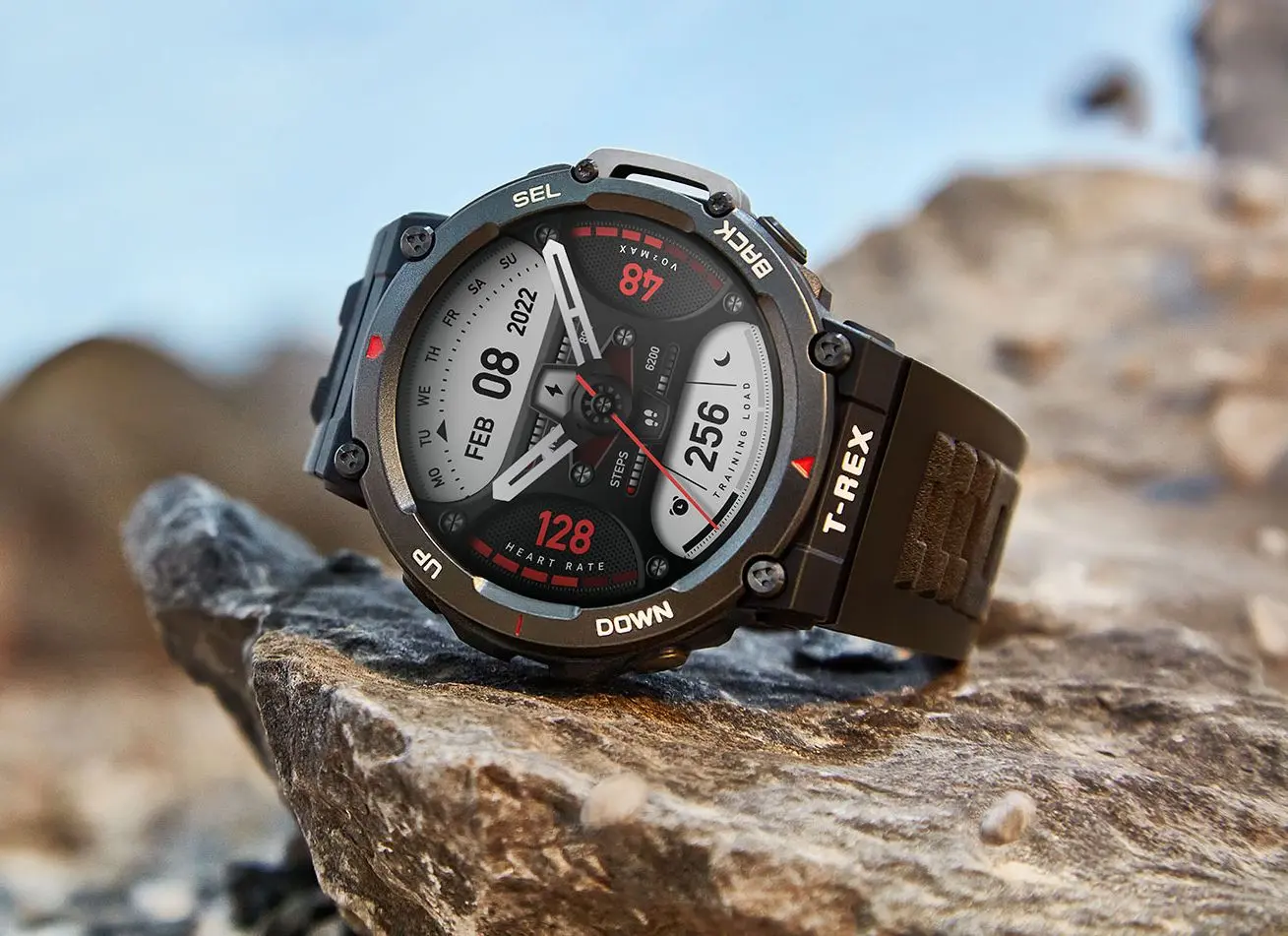 Смарт-часы Xiaomi Amazfit T-Rex 2 (Ember Black)