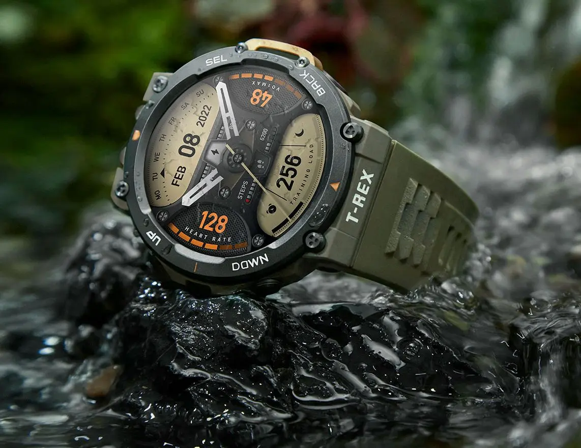 Ceas inteligent Xiaomi Amazfit T-Rex 2 (Wild Green)