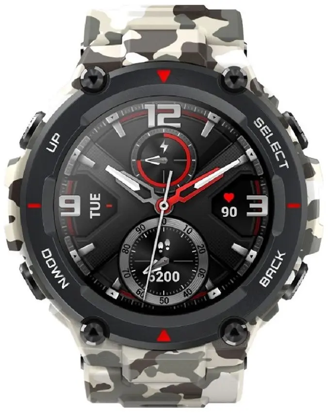 Смарт-часы Xiaomi Amazfit T-Rex (Camo Green)