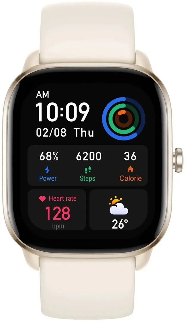 Ceas inteligent Xiaomi Amazfit GTS 4 Mini (Moonlight White) - 2