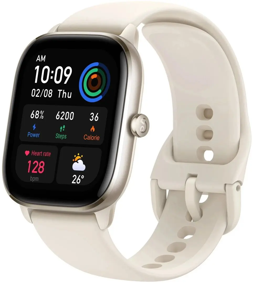 Ceas inteligent Xiaomi Amazfit GTS 4 Mini (Moonlight White)