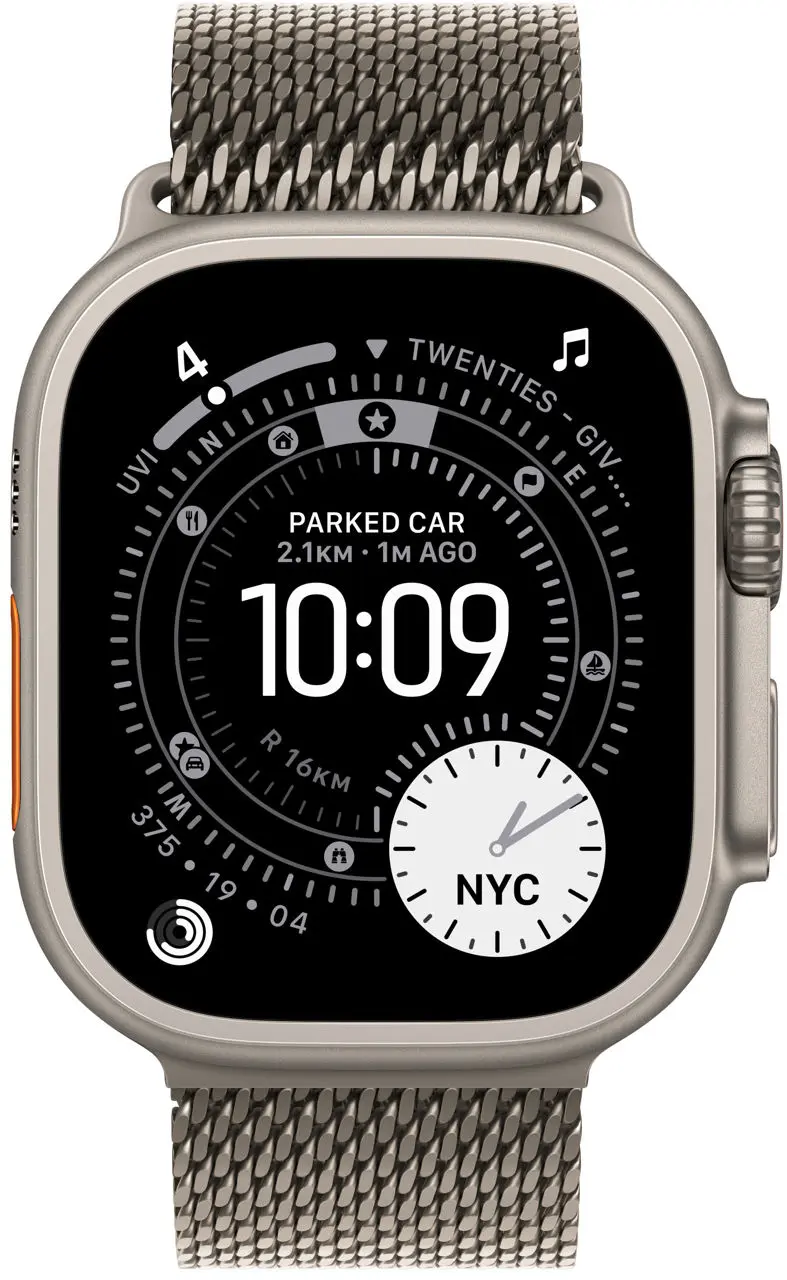 Ceas inteligent Apple Watch Ultra 3 GPS + Cellular (Natural Titanium) - 2