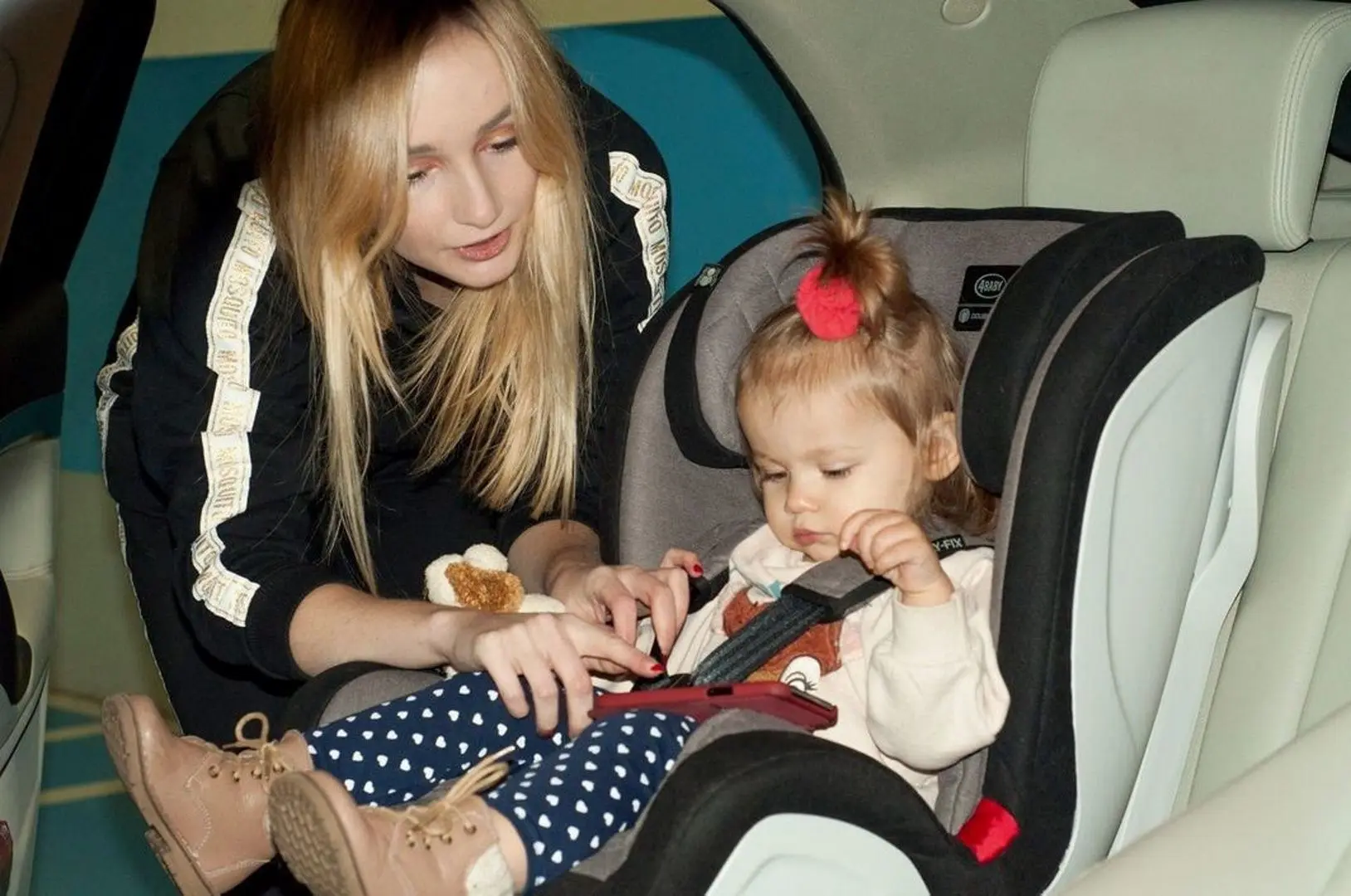 Scaun auto 4Baby Fly-Fix (Dark Turquoise)