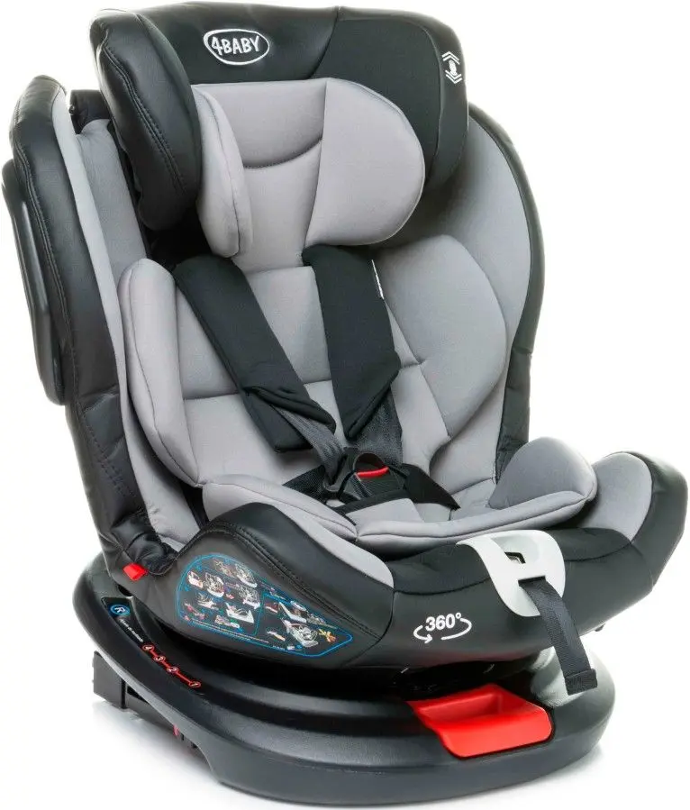 Scaun auto 4Baby Roto-Fix (Light Grey)