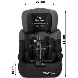 Автокресло Baby Tiger Mali (Gray/Black) Thumb