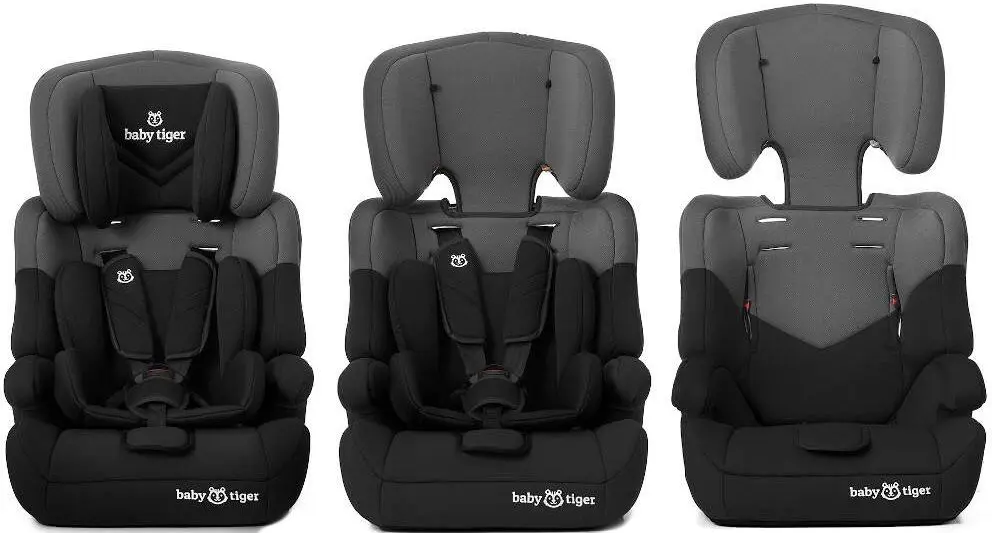 Автокресло Baby Tiger Mali (Gray/Black) - 8