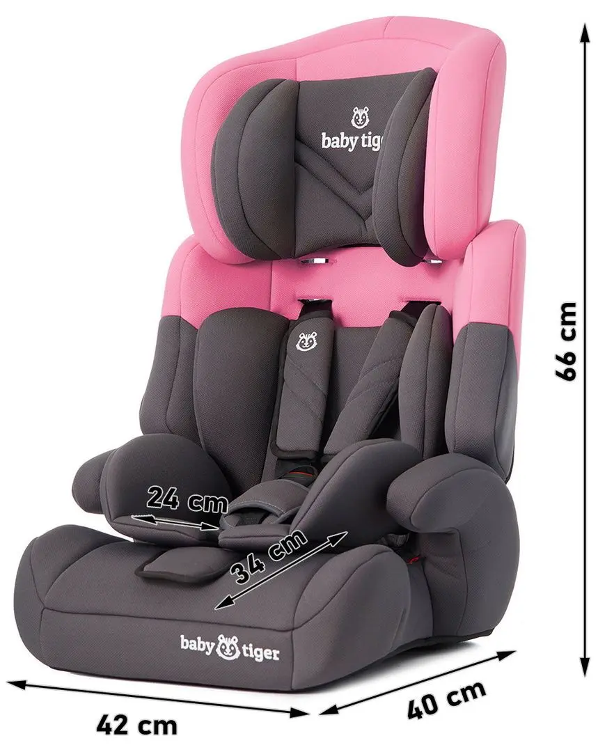 Автокресло Baby Tiger Mali (Pink) - 10