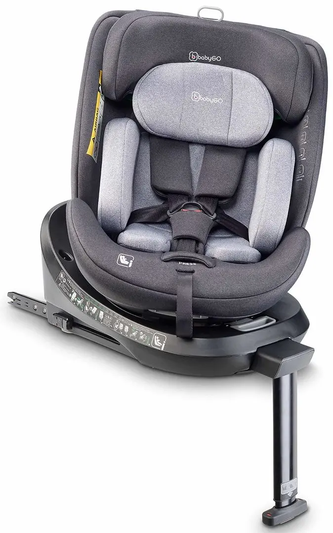Scaun auto BabyGo Move360 (Grey)
