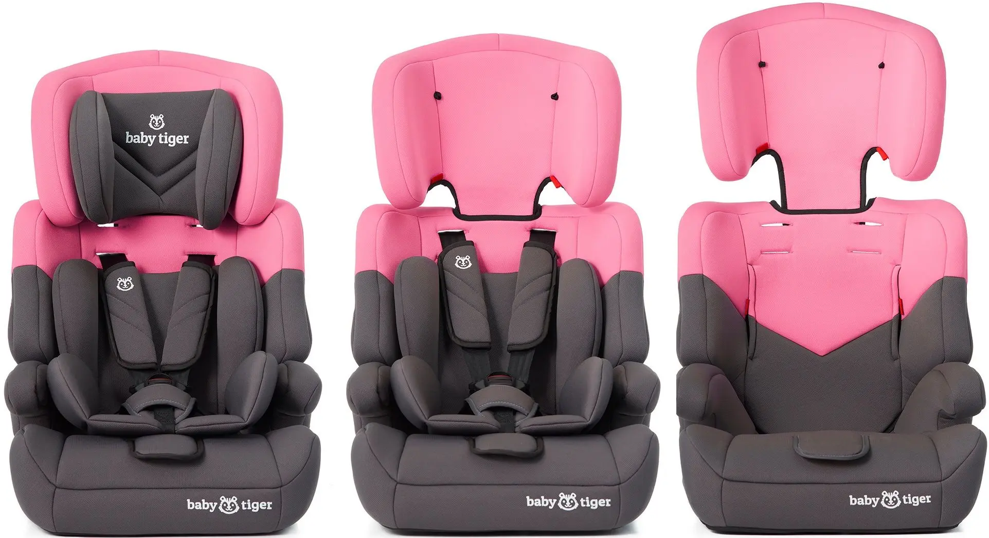 Автокресло BabyTiger Mali (Pink) - 8
