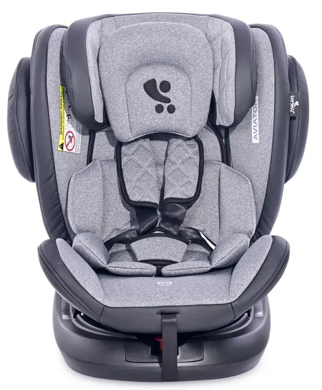 Scaun Auto Bertoni (Lorelli) Aviator Isofix (Black/Light Grey)