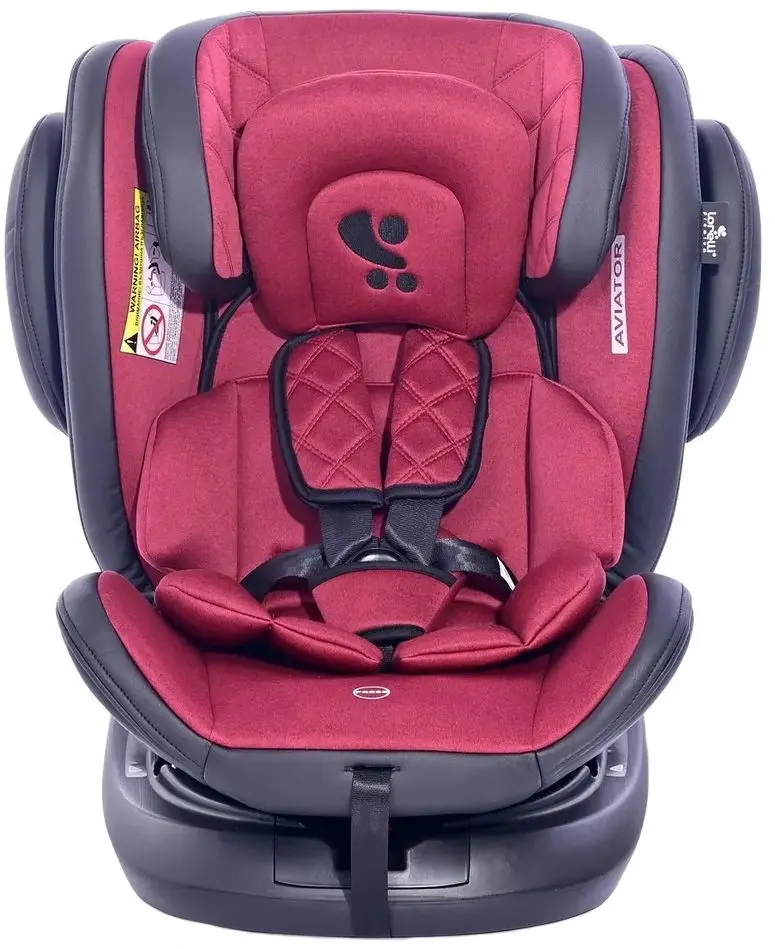 Scaun auto Bertoni (Lorelli) Aviaton Isofix (Black/Red)
