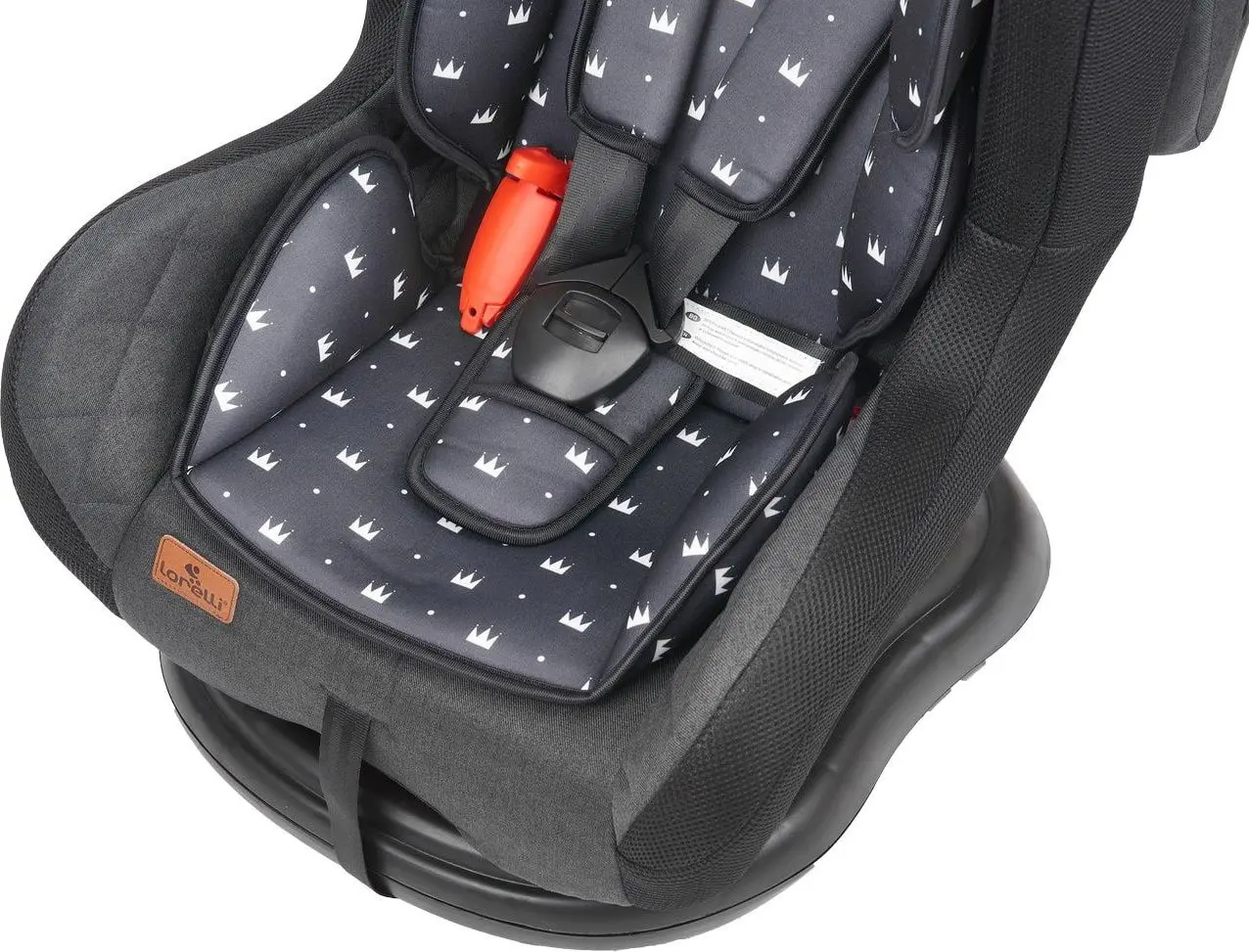 Автокресло Bertoni (Lorelli) Jupiter+SPS (Black Crowns)