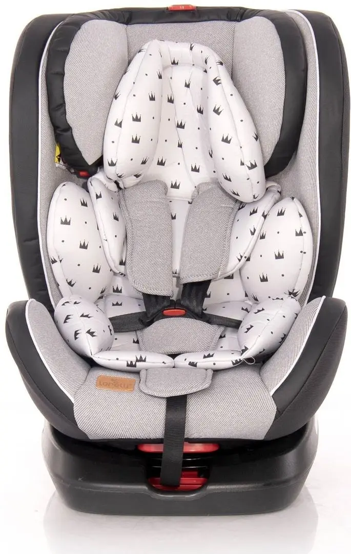 Автокресло Bertoni (Lorelli) Nebula Isofix (Grey Crowns) - 2