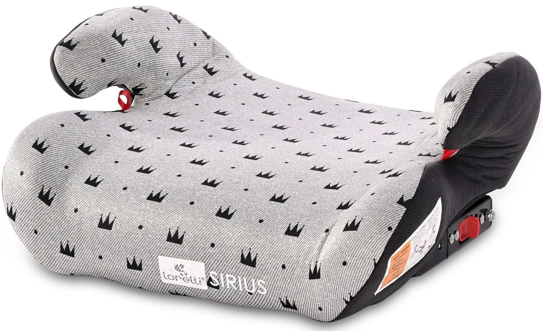 Автокресло Bertoni (Lorelli) Sirius Fix Isofix (Grey Crowns)