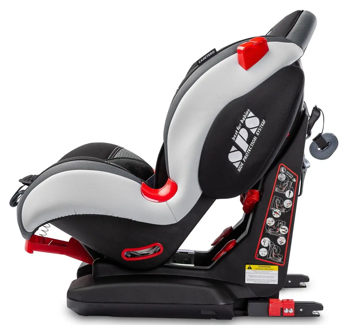 Автокресло Caretero Sport TurboFix (Black) - 6