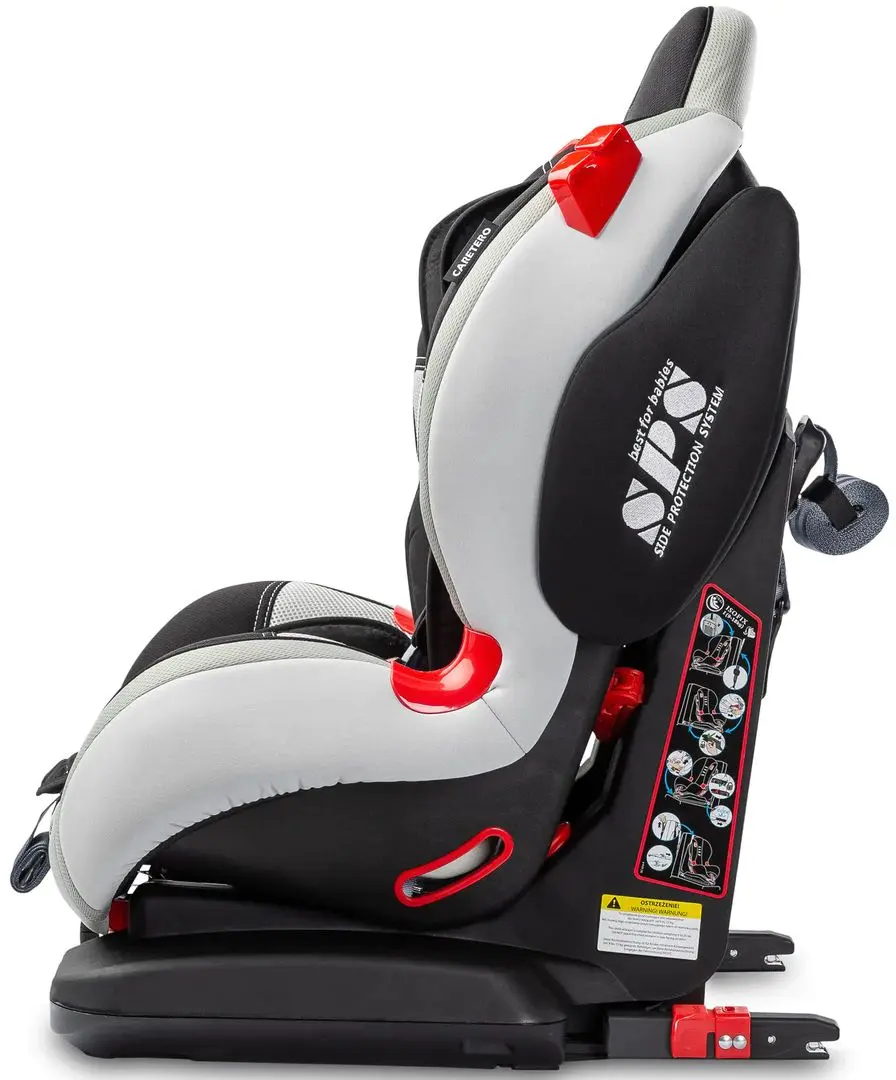 Автокресло Caretero Sport TurboFix (Grey) - 4