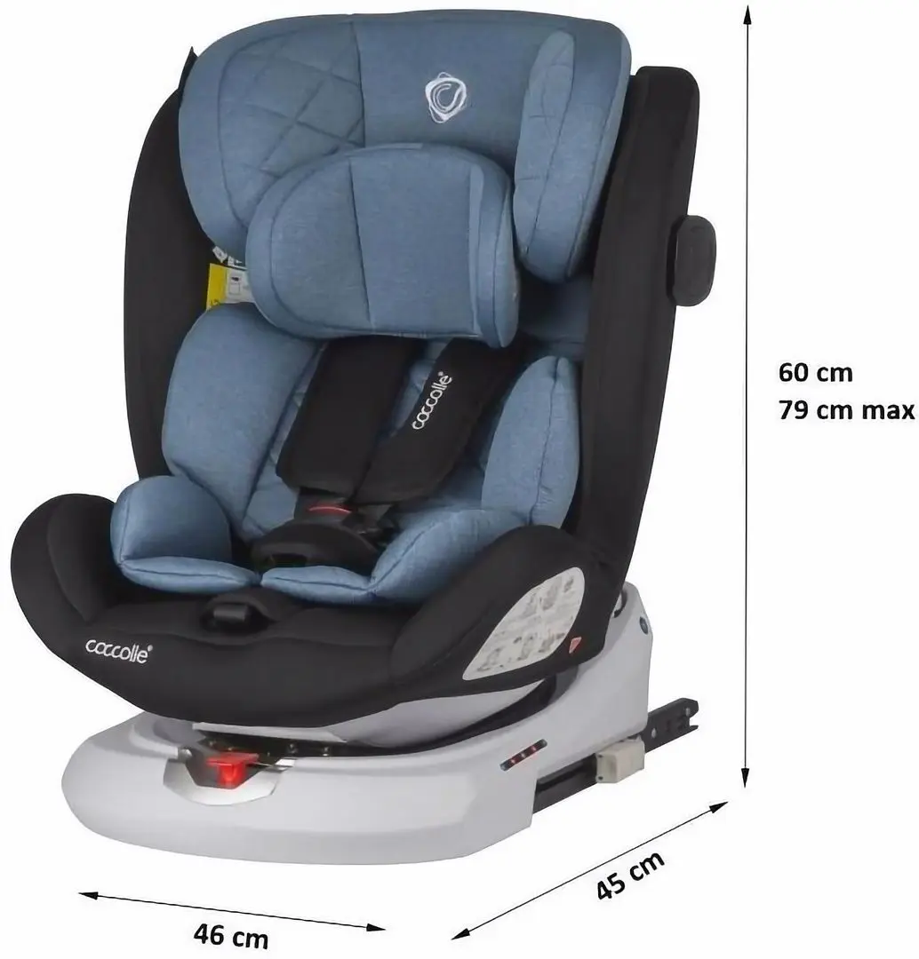 Автокресло Coccolle Lyra iSize (Celestial Blue) - 9